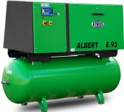 Винтовой компрессор Atmos Albert E 95 с ресивером и осушителем
