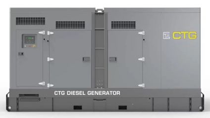 Дизельный генератор CTG 550C (KTA19-G3A) в кожухе
