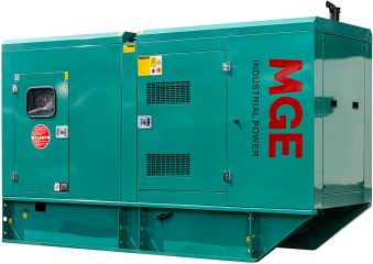 Дизельный генератор MGE P350CS в кожухе с АВР